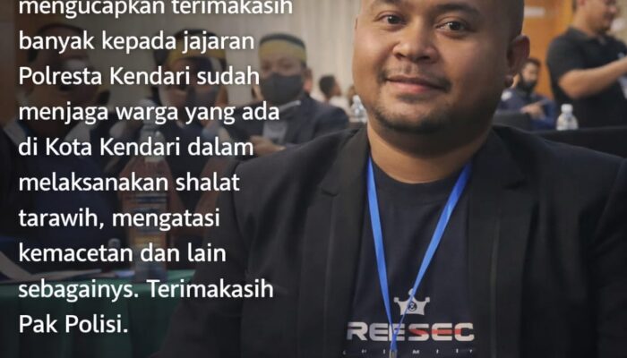 Di Balik Lalu Lintas Padat Ramadhan, Dedikasi Polisi Jaga Nyaman Ibadah Warga Kendari