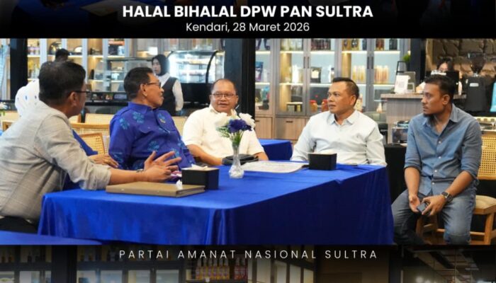 Formateur DPW PAN Sultra Inisiasi Halal Bihalal di The Harbour Cafe, Perkuat Soliditas Kader