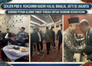 Sekjen PBB H. Ruksamin Hadiri Halal Bihalal JATTI di Jakarta, Dorong Peran Alumni Timur Tengah untuk Ekonomi Kerakyatan