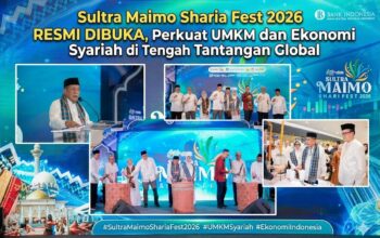 Sultra Maimo Sharia Fest 2026 Resmi Dibuka, Perkuat UMKM dan Ekonomi Syariah di Tengah Tantangan Global