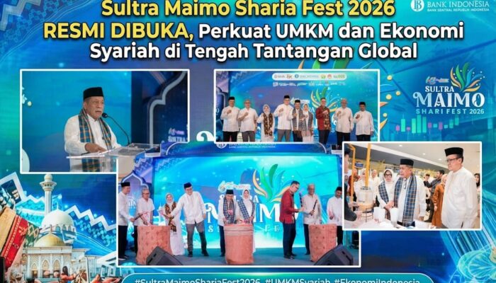Sultra Maimo Sharia Fest 2026 Resmi Dibuka, Perkuat UMKM dan Ekonomi Syariah di Tengah Tantangan Global