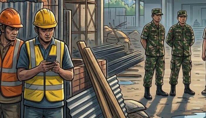 Pekerja Proyek RSUD Konkep Ketakutan, Diduga Diintimidasi Oknum TNI, Korban: Kami Dilarang Keluar dari Pulau Wawonii