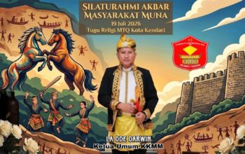 Penyajian 1.000 Dulang dan Perkelahian Kuda Akan Jadi Ikon Festival Budaya Muna yang Digelar KKMM Sultra Juli Mendatang