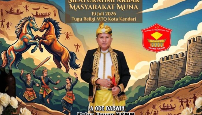 Penyajian 1.000 Dulang dan Perkelahian Kuda Akan Jadi Ikon Festival Budaya Muna yang Digelar KKMM Sultra Juli Mendatang