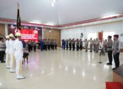 Pembinaan Tradisi Peringatan Hari Bhayangkara ke-80, Kapolda Sultra Pimpin Upacara Pemuliaan Pataka Dharma Cakti Raharja