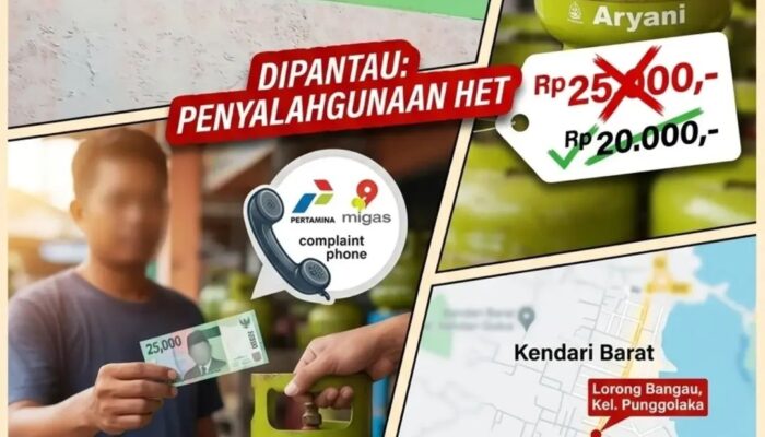 Parah, Pangkalan LPG 3 Kg Aryani di Kendari Barat Diduga Jual Gas Subsidi di Atas HET