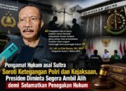 Pengamat Hukum asal Sultra Soroti Ketegangan Polri dan Kejaksaan, Presiden Diminta Segera Ambil Alih demi Selamatkan Penegakan Hukum