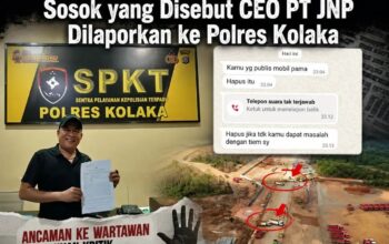 Diduga Intimidasi Seorang Wartawan, Sosok yang Disebut CEO PT JNP Dilaporkan ke Polres Kolaka
