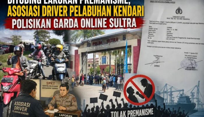 Dituding Lakukan Premanisme, Asosiasi Driver Pelabuhan Kendari Polisikan Garda Online Sultra
