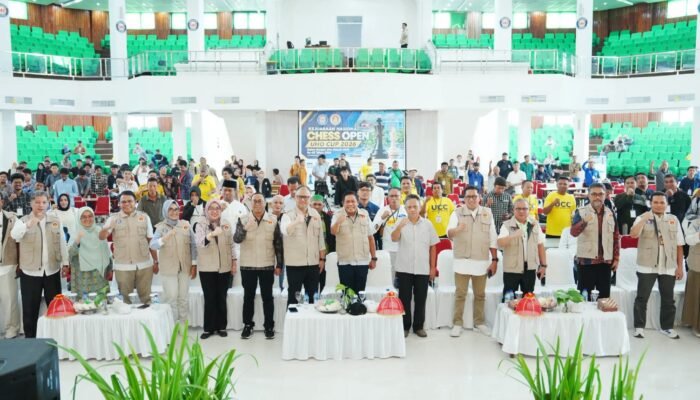 Kejurnas Chess Open UHO Cup 2026 Resmi Dibuka, Hugua Tekankan Filosofi Catur dan Sportivitas