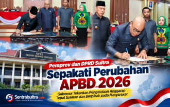 Pemprov dan DPRD Sultra Sepakati Perubahan APBD 2026, Gubernur Tekankan Pengelolaan Anggaran Tepat Sasaran