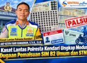 Kasat Lantas Polresta Kendari Ungkap Modus Dugaan Pemalsuan SIM B2 Umum dan STNK