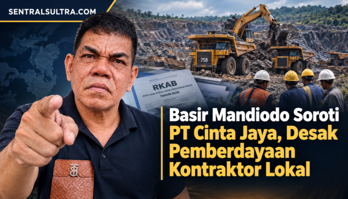 Basir Mandiodo Soroti PT Cinta Jaya, Desak Pemberdayaan Kontraktor Lokal