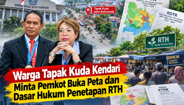 Warga Tapak Kuda Kendari Minta Pemkot Buka Peta dan Dasar Hukum Penetapan RTH
