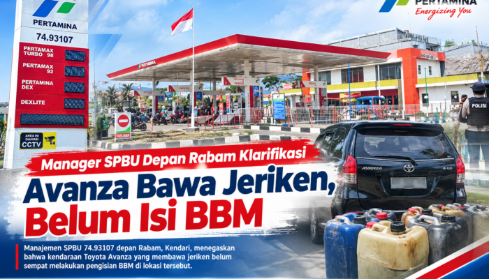 Manager SPBU Depan Rabam Klarifikasi Avanza Bawa Jeriken, Tegaskan Belum Isi BBM
